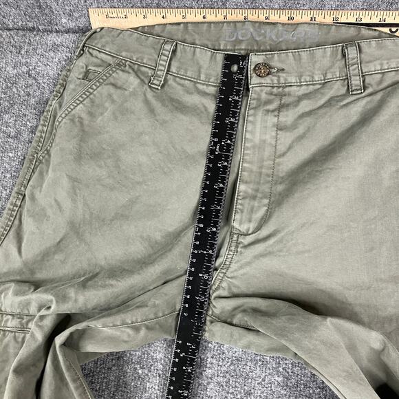 Dockers Cargo Pants Mens Size 34x25.5" Green Cotton Utility Workwear Relaxed Fit - Picture 4 of 8
